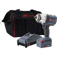 IQv20 High Torque Cordless Impact Wrench Kit, 20 V, 1/2" Socket Equipex