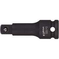 Tige de rallonge &agrave; verrouillage &agrave; broche pour douilles &agrave; choc, Chocs, Prise 1/2", 1-3/8" lo Equipex