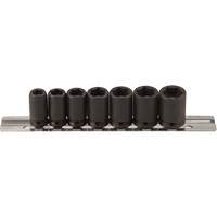 Jeu de douilles magn&eacute;tiques, 7 Mcx, Chocs, Prise de 1/4" Equipex