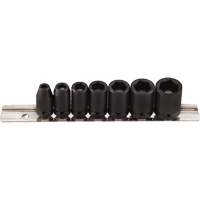 Jeu de douilles magn&eacute;tiques, 7 Mcx, Chocs, Prise de 1/4" Equipex