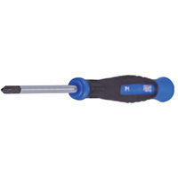 Phillips Precision Screwdriver, #00, 5" L, Cushion Grip Handle Equipex
