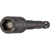 Lobular Nutsetter, 1/4" Tip, 1/4" Drive, 2-9/16" L, Magnetic Equipex