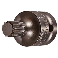 Embout &agrave; ins&eacute;rer, Triple carr&eacute;, 6 x 1-1/2" lo, Prise 1/2" Equipex
