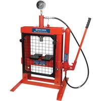Presse hydraulique avec garde &agrave; grillage, Capacit&eacute; 10 tonnes Equipex