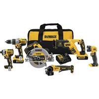 Trousse combin&eacute;e de 6 outils Max XR sans balai, Lithium-ion, 20 V Equipex