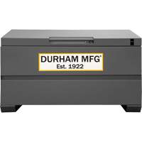 Boîte de rangement pour le chantier, 48" x 24" x 27-13/16", Acier, Gris Equipex