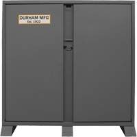 Armoire de rangement avec tablettes pour le chantier, Acier, 47,5 pi³, Gris Equipex