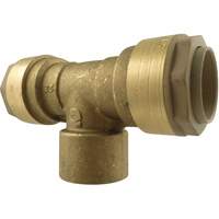 Raccord de tuyau d'air en T Quickline, Laiton, 1/2" Equipex