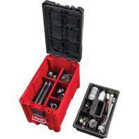Packout Compact Tool Box, 10" x 16-1/5" x 13", Black/Red Equipex