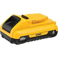 Bloc-pile compact MAX*, Lithium-ion, 20 V, 4 Ah Equipex