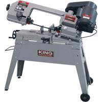 Metal Cutting Band Saw, Horizontal/Vertical, 5" Round and 4-1/2" x 6" Rectangular Cutting Capacity Equipex