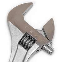 Adjustable Wrench - Boxed, 10" L, 1-5/16"/34 mm Max Width, Chrome Equipex