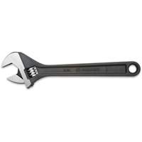 Adjustable Wrench - Boxed, 12" L, 1-1/2"/39 mm Max Width, Black Oxide Equipex