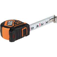 Magnetic Double-Hook Tape Measure, 25', Imperial Graduations Equipex