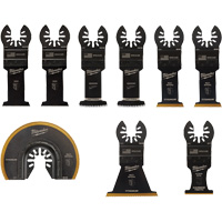 Ensemble de lames &agrave; usage g&eacute;n&eacute;ral Open-Lok pour outil polyvalent Equipex