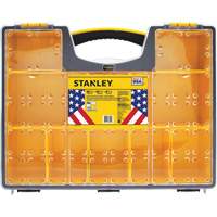 Deep Professional Organizer, 17-1/2" W x 4-1/2" D x 14" H, Black/Yellow Equipex