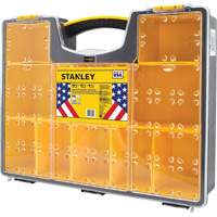 Deep Professional Organizer, 17-1/2" W x 4-1/2" D x 14" H, Black/Yellow Equipex