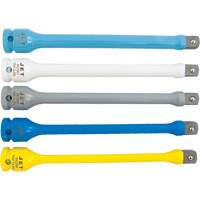 JTLE-5S Torque Limiting Impact Extension Set, 1/2" Drive, 65 ft-lbs./80 ft-lbs./100 ft-lbs./120 ft-lbs./140 ft-lbs. Torque, Multiple Equipex