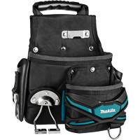 TH3 Roofer & General-Purpose Pouch, Multiple Tool Holder, Leather/Polyester/Polypropylene, 2 Pockets Equipex