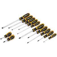 Phillips&reg;/Slotted Dual Material Screwdriver Set, 12 Pcs. Equipex