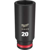 Douille Shockwave Impact Duty, Chocs, 2 mm, Prise 3/8", 6 pans, Profond Equipex