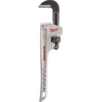 Pipe Wrench, 1-1/2" Jaw Capacity, 10" Long, Ergonomic Handle Equipex
