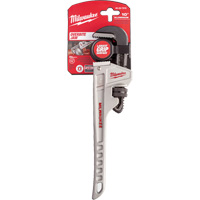 Pipe Wrench, 1-1/2" Jaw Capacity, 10" Long, Ergonomic Handle Equipex