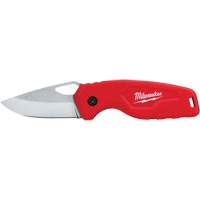 Couteau pliant compact, 2-1/2" lame, lame en Acier inoxydable, poign&eacute;e en M&eacute;tal Equipex