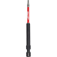 Shockwave Impact Duty Screwdriver Bit, Torx, T-10 Tip, 1/4" Drive Size, 3-1/2" Length Equipex