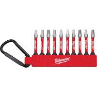 Shockwave Impact Driver Bit Set, Square, #2, 1/4" Drive Equipex