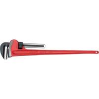 Pipe Wrench, 6" Jaw Capacity, 48" Long, Powder Coated Finish, Ergonomic Handle Equipex