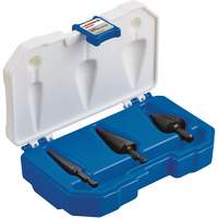 Step Drill Bit Set, 3 Pieces, High Speed Steel Equipex