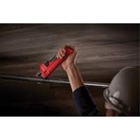 Cheater Adaptable Pipe Wrench, 2-1/2" Jaw Capacity, 18"/24"/10" Long, Powder Coated Finish, Ergonomic Handle Equipex