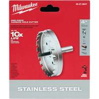 Scies-cloches au carbure monobloc, 4", Profondeur de la coupe de 3/16" Equipex