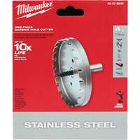 Scies-cloches au carbure monobloc, 4-1/2", Profondeur de la coupe de 3/16" Equipex