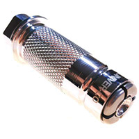 Lock-On Grease Coupler, 0.6" Thread, Steel Equipex