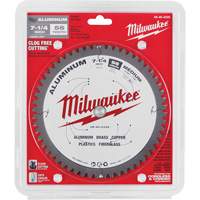 Lame de scie circulaire pour la coupe d'aluminium, 7-1/4", 56 dents, Pour Plastique/Fibre de verre/Non ferre Equipex