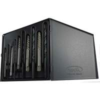 Drillco&reg; Screw Extractor Set with Drills, Carbide, 10 Pieces Equipex