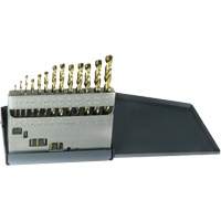Drillco&reg; Heavy-Duty Jobber Length Drill Bit Set, 13 Pieces, Cobalt Equipex