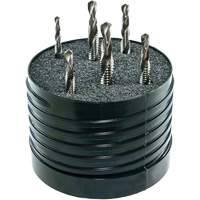 Drillco&reg; Combined Tap & Drill Set, 6 Pieces, High Speed Steel Equipex