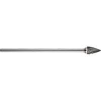 Drillco&reg; Double Cut Flame Shaped Burr, SG-1L6 Equipex