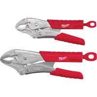 Torque Lock Curved Jaw Locking Pliers Set, 2 Pieces Equipex
