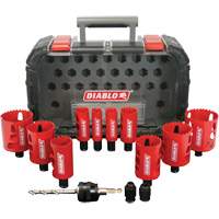 General Purpose Bi-Metal Hole Saw Set, 14 Pieces Equipex