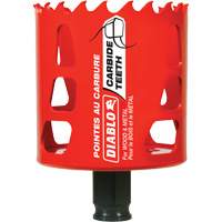 Scie cloche pour bois et m&eacute;tal, 2-1/2", Profondeur de la coupe 2-3/8", Carbure Equipex