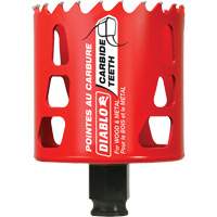 Scie cloche pour bois et m&eacute;tal, 2-5/8", Profondeur de la coupe 2-3/8", Carbure Equipex