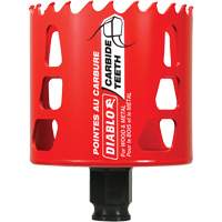Scie cloche pour bois et m&eacute;tal, 2-3/4", Profondeur de la coupe 2-3/8", Carbure Equipex
