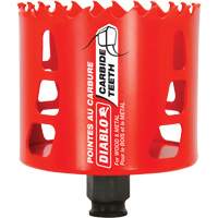 Scie cloche pour bois et m&eacute;tal, 3-1/8", Profondeur de la coupe 2-3/8", Carbure Equipex