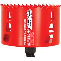 Scie cloche pour bois et m&eacute;tal, 4-1/8", Profondeur de la coupe 2-3/8", Carbure Equipex