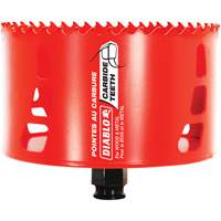 Scie cloche pour bois et m&eacute;tal, 4-1/2", Profondeur de la coupe 2-3/8", Carbure Equipex
