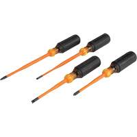 Slim-Tip Insulated Screwdriver Set, 1000 V, 4 Pcs Equipex